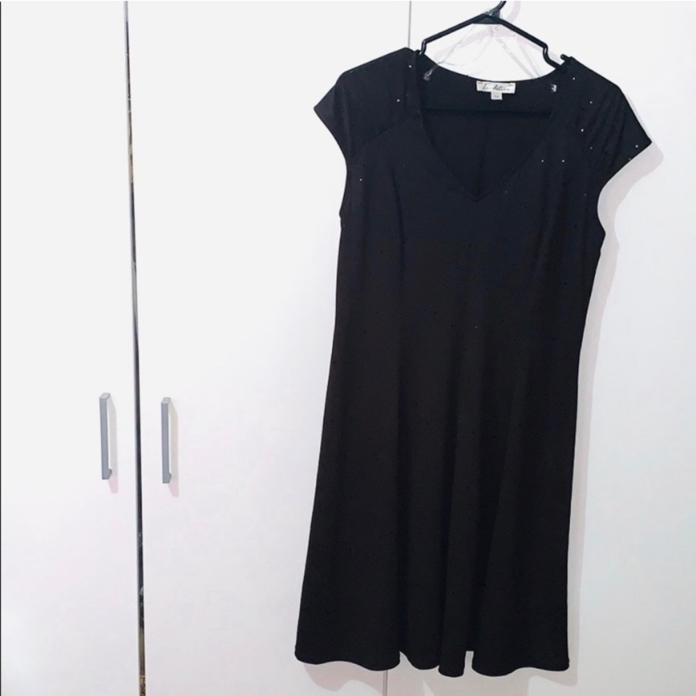 Black sparkle dress